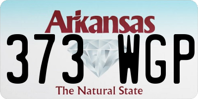 AR license plate 373WGP