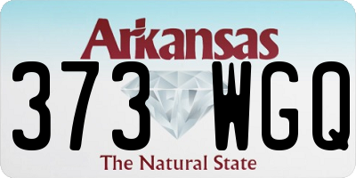 AR license plate 373WGQ