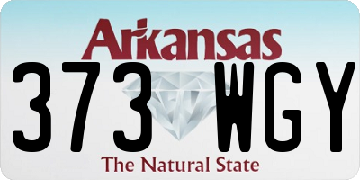 AR license plate 373WGY