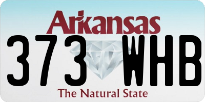 AR license plate 373WHB