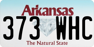AR license plate 373WHC