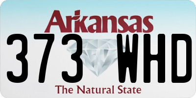 AR license plate 373WHD