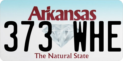 AR license plate 373WHE