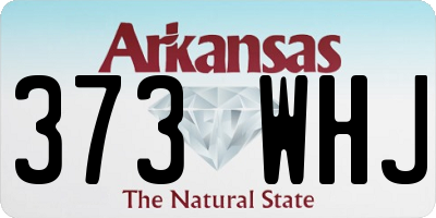 AR license plate 373WHJ