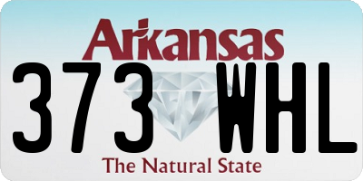AR license plate 373WHL