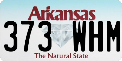 AR license plate 373WHM
