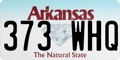 AR license plate 373WHQ