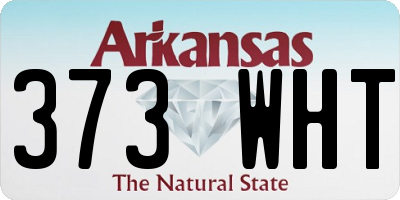AR license plate 373WHT
