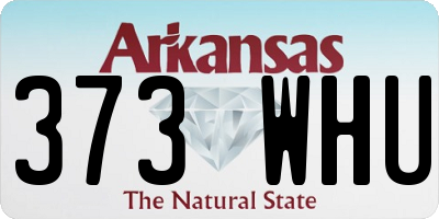 AR license plate 373WHU