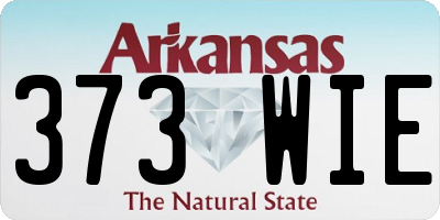 AR license plate 373WIE