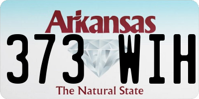 AR license plate 373WIH