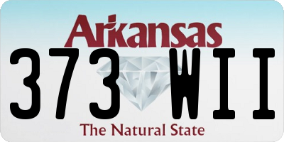 AR license plate 373WII
