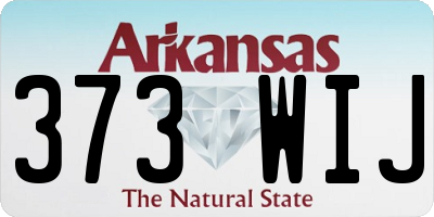 AR license plate 373WIJ