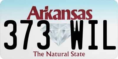 AR license plate 373WIL