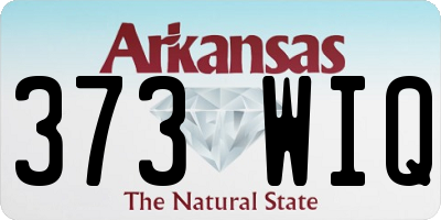 AR license plate 373WIQ
