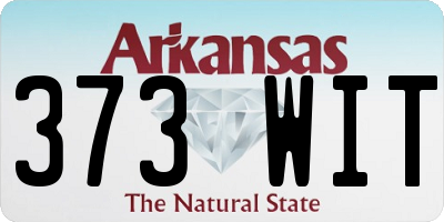 AR license plate 373WIT