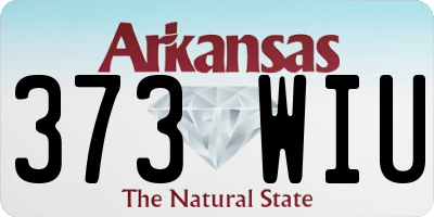 AR license plate 373WIU