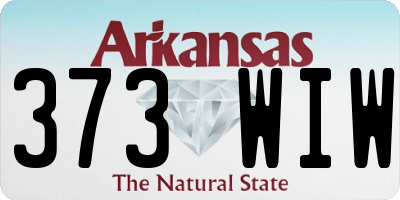 AR license plate 373WIW
