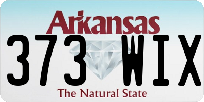 AR license plate 373WIX