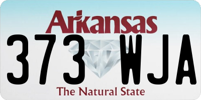 AR license plate 373WJA