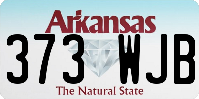 AR license plate 373WJB