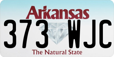 AR license plate 373WJC
