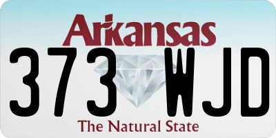 AR license plate 373WJD