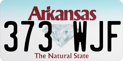 AR license plate 373WJF