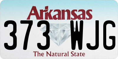 AR license plate 373WJG