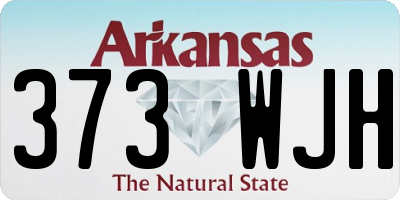 AR license plate 373WJH