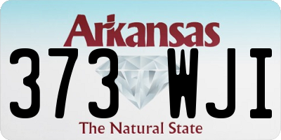 AR license plate 373WJI