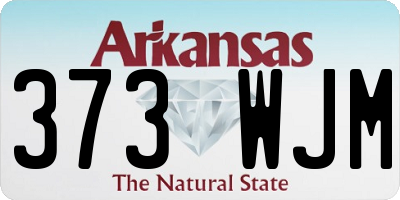 AR license plate 373WJM