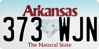 AR license plate 373WJN
