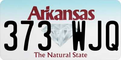 AR license plate 373WJQ