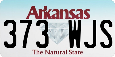 AR license plate 373WJS