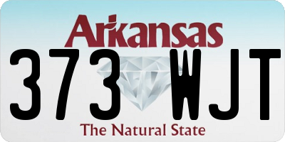 AR license plate 373WJT