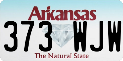 AR license plate 373WJW