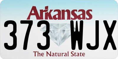 AR license plate 373WJX