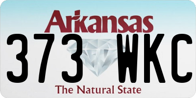 AR license plate 373WKC