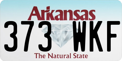AR license plate 373WKF