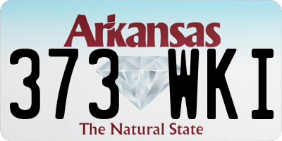 AR license plate 373WKI