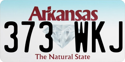 AR license plate 373WKJ