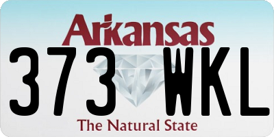 AR license plate 373WKL