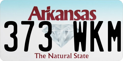 AR license plate 373WKM