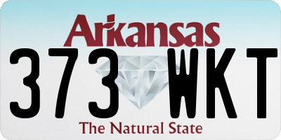 AR license plate 373WKT