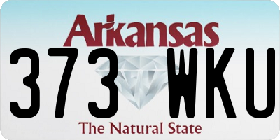 AR license plate 373WKU