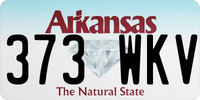 AR license plate 373WKV