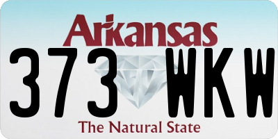 AR license plate 373WKW