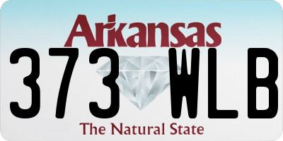 AR license plate 373WLB