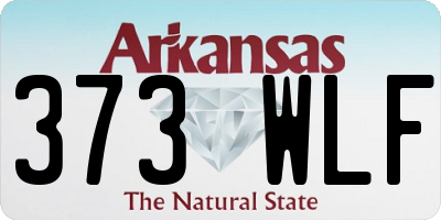AR license plate 373WLF